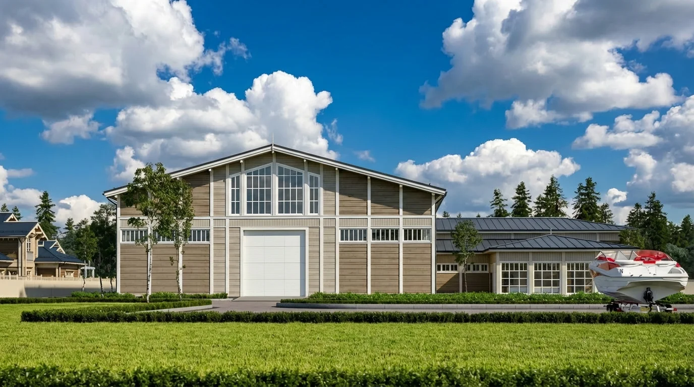 Эллинг для хранения лодок